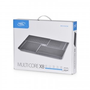 Deepcool Multi Core X8, 4 ventilatoare 100 mm, pana la 17 inch