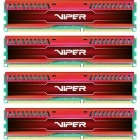 Patriot ViperX 3 Low Profile Red 32GB DDR3 1600MHz CL10 Quad Channel Kit 1.5v