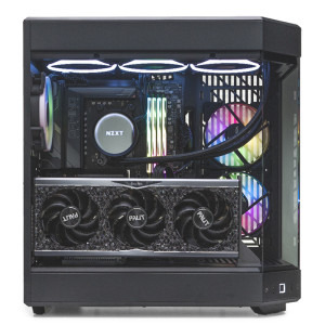 Gaming GREUCEANU Legendar Plus, AMD Ryzen 7 7700X 4.5GHz, 64GB DDR5, 2TB SSD, RTX 4090 24GB GDDR6X, Iluminare RGB, Windows 11 Home preinstalat (Game Ready)