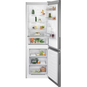 Electrolux LNT5ME32U1, 330 L, No Frost, Control electronic, Multi Flow, Iluminare LED, Clasa E, 186 cm, Inox