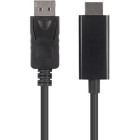 Cablu video Lanberg DisplayPort v1.1 Male - HDMI Male, 1.8m, negru