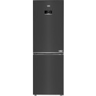 Combina frigorifica Beko B3RCNA364HXBR1, 316 L, Clasa E, No Frost, HarvestFresh, AeroFlow, Kitchen Fit, Everfresh+, 187 cm, Dark Inox