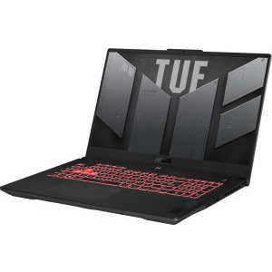 ASUS Gaming 17.3'' TUF A17 FA707NUG, FHD 144Hz, Procesor AMD Ryzen™ 7 7445HS (16M Cache, up to 4.7 GHz), 16GB DDR5, 512GB SSD, GeForce RTX 4050 6GB, No OS, Mecha Gray
