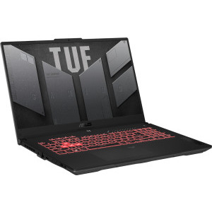 ASUS Gaming 17.3'' TUF A17 FA707NUG, FHD 144Hz, Procesor AMD Ryzen™ 7 7445HS (16M Cache, up to 4.7 GHz), 16GB DDR5, 512GB SSD, GeForce RTX 4050 6GB, No OS, Mecha Gray