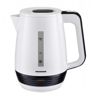 Fierbator Heinner HEK-17WH, 2000W, 1.7L, Negru/Alb
