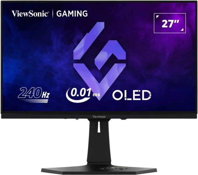 Monitor LED ViewSonic Gaming XG272-2K-OLED 27 inch QHD OLED 0.02 ms 240 Hz USB-C HDR G-Sync Compatible & FreeSync Premium