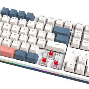 Redragon Trundle RGB White Red Switch Mecanica