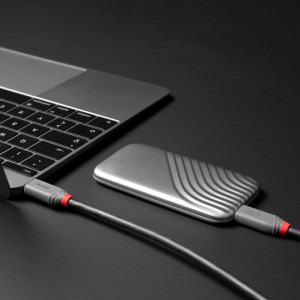 LINDY Anthra, USB4 Tip C Male - USB4 Tip C Male, 2m, negru-gri