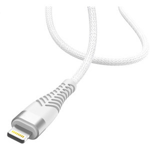 Lamtech Unbreakable, USB Male la Lightning Male, 2 m, Silver