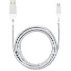 Cablu de date / adaptor Lamtech Unbreakable, USB Male la microUSB Male, 2 m, Silver