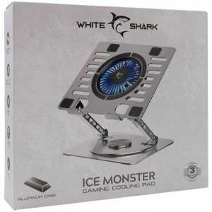 White Shark ICE MONSTER, max 17.3 inch, hub USB incorporat, 5 unghiuri de inclinare