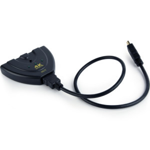 Gembird Switch HDMI 1.4, 3x HDMI In, 1x HDMI Out, negru