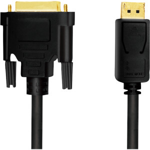 Logilink DisplayPort v1.2 Male - DVI-D Male, 2m, negru