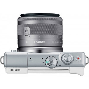 Canon EOS M100 kit EF-M 15-45mm f/3.5-6.3 IS STM White
