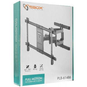SBOX PLB-61486 43 - 90 inch, negru