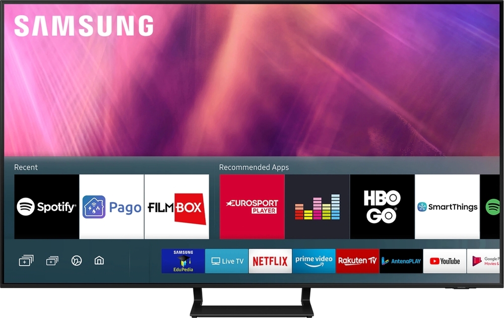 Televizor LED Samsung Smart TV UE65AU9072U Seria AU9072 163cm negru 4K UHD HDR