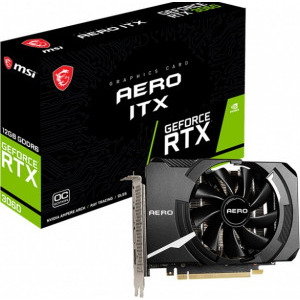 MSI GeForce RTX 3060 Aero ITX OC LHR 12GB GDDR6 192-bit