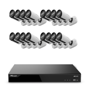 Kit Supraveghere MILESIGHT TECHNOLOGY MS-N5016-PE + 16 Camere MS-C2964-UPD