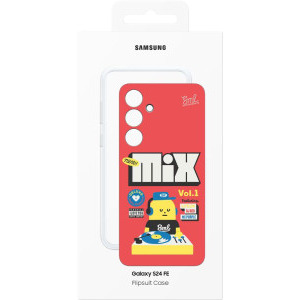 Samsung Capac protectie spate FlipSuit Red pentru Galaxy S24 FE