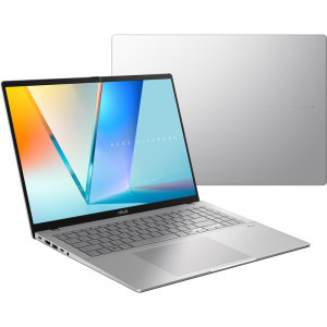 ASUS 16'' Vivobook S16 M3607HA, WUXGA 144Hz, Procesor AMD Ryzen™ 7 260 (16M Cache, up to 5.10 GHz), 16GB DDR5, 1TB SSD, AMD Radeon 780M, No OS, Cool Silver