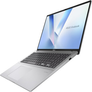 ASUS 16'' Vivobook 16 X1607QA, WUXGA, Procesor Qualcomm Snapdragon X X1-26-100, 16GB LPDDR5X, 1TB SSD, Qualcomm Adreno, Win 11 Home, Cool Silver