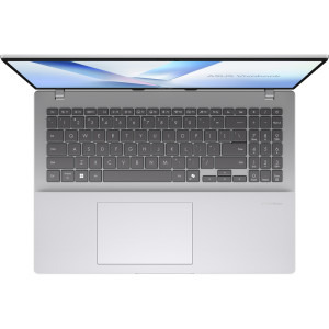 ASUS 16'' Vivobook 16 X1607QA, WUXGA, Procesor Qualcomm Snapdragon X X1-26-100, 16GB LPDDR5X, 1TB SSD, Qualcomm Adreno, Win 11 Home, Cool Silver