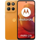 Smartphone Motorola Moto g15, 128GB, 4GB RAM, Dual SIM, 4G, Tri-Camera, Sunrise Orange
