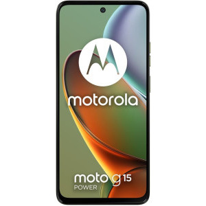 Motorola Moto g15, 128GB, 8GB RAM, Dual SIM, 4G, Tri-Camera, Iguana Green