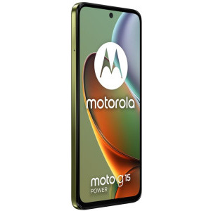 Motorola Moto g15, 128GB, 8GB RAM, Dual SIM, 4G, Tri-Camera, Iguana Green