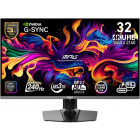 Monitor LED MSI Gaming MPG 322URX 31.5 inch UHD QD-OLED 0.03 ms 240 Hz USB-C HDR G-Sync Compatible