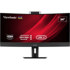 Monitor LED ViewSonic VG3457CV Curbat 34 inch UWQHD VA 5 ms 100 Hz Webcam USB-C