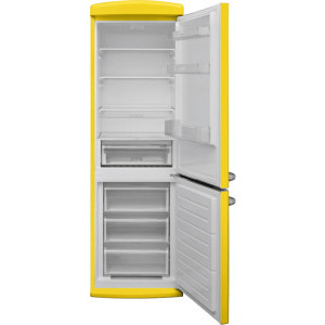 Fram FC-VRR341YLE++, 340 L, Clasa E, Less Frost, Control mecanic, Iluminare LED, 190 cm, Galben