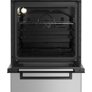 Beko FSMT52320DXON, Mixt, 4 arzatoare, Sistem de siguranta, Aprindere integrata, SteamShine Cleaning, 3D Cooking, Grill, Rotisor, Clasa A, 50 cm, Inox