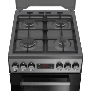 Beko FSM52331TXDS, Mixt, 4 arzatoare, Sistem de siguranta, Aprindere integrata, SteamShine Cleaning, 3D Cooking, Grill, Clasa A, 50 cm, Inox