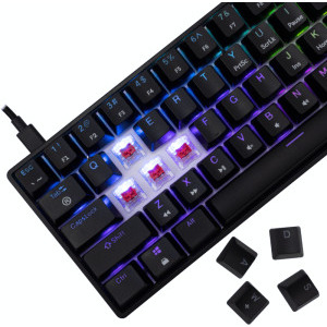 White Shark SHINOBI v2 Outemu Red Switch Mecanica Black