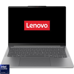 Laptop Lenovo 14 IdeaPad Pro 5 14IAH10, 2.8K OLED 120Hz VRR, Procesor Intel® Core™ Ultra 7 255H (24M Cache, up to 5.10 GHz), 24GB LPDDR5X, 1TB SSD, Intel Arc 140T, No OS, Luna Grey