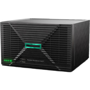 HP ProLiant MicroServer Gen11, Procesor Intel® Xeon® E-2434 3.4GHz Raptor Lake, 32GB UDIMM RAM, 2x 4TB 7.2K SATA HDD, Intel VROC, 4x LFF