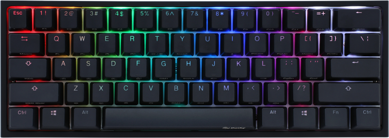 Tastatura Gaming Ducky One 2 mini V2 RGB Cherry MX Speed Silver Mecanica