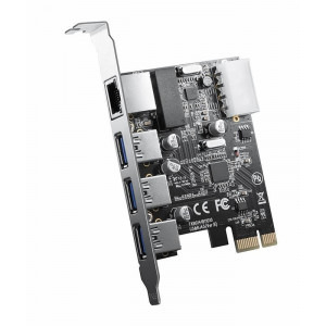 Orico 3x USB 3.0 Male - 1x RJ-45 Female