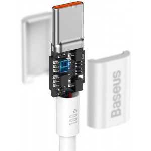Baseus Superior CATYS-C02, USB-C Male la USB-C Male, 2 m, White