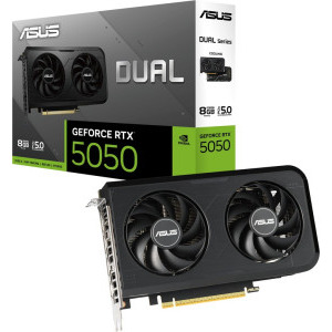 ASUS GeForce RTX 5050 DUAL 8GB GDDR6 128-bit DLSS 4.0