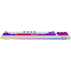 LORGAR KBP70TKLW Pro TKL RGB Toxic Purple Linear Switch White Mecanica