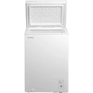 Heinner HCF-M99INVCE++, 99 L, Clasa E, Inverter, Sistem convertibil racire / congelare, Control mecanic, Alb