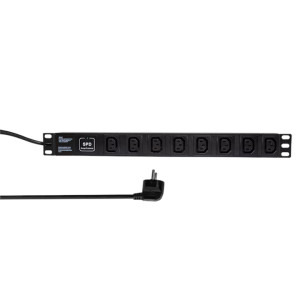 Priza/prelungitor Logilink 8x IEC, 2m, Black