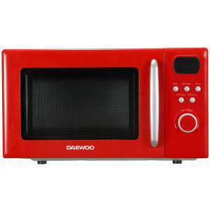 Cuptor cu microunde Daewoo KOR-6S2BR-2, 20 L, 700 W, Rosu