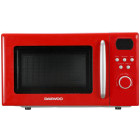 Cuptor cu microunde Daewoo KOR-6S2BR-2, 20 L, 700 W, Rosu