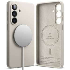 Ringke Protectie pentru spate MagSafe Cream pentru Galaxy S26