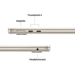 Apple 13.6'' MacBook Air 13 with Liquid Retina, Apple M5 chip (10-core CPU), 16GB, 1TB SSD, Apple M5 10-core GPU, macOS, Starlight, INT keyboard, 2026