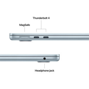 Apple 13.6'' MacBook Air 13 with Liquid Retina, Apple M5 chip (10-core CPU), 16GB, 512GB SSD, Apple M5 10-core GPU, macOS, Sky Blue, INT keyboard, 2026