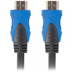 Lanberg HDMI Male - HDMI Male, v2.0, 3m, negru-albastru